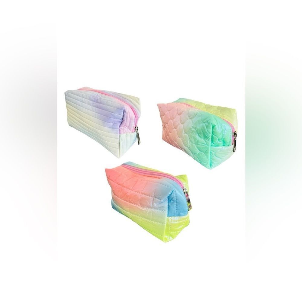 2 MAKE-UP BAGS - Tie Dye Printed.